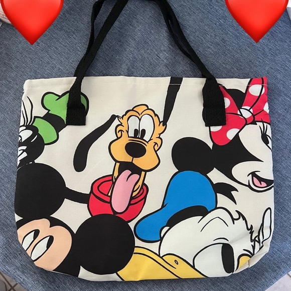 Disney Handbags - DISNEY Originals Tote Bag with Classic Characters. NWOT Canvas